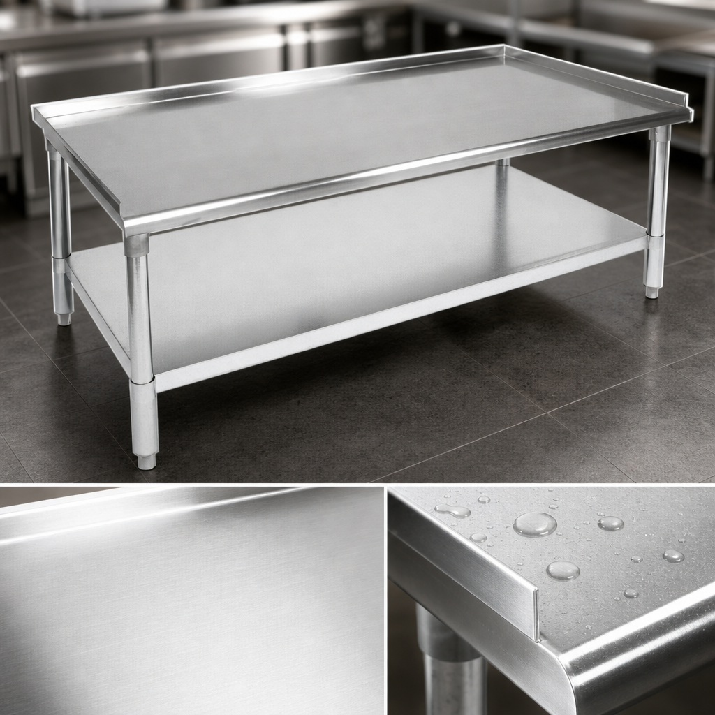 16-Gauge Stainless Steel Top