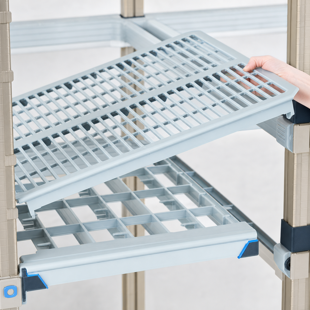 Removable Open Grid Shelf Mat