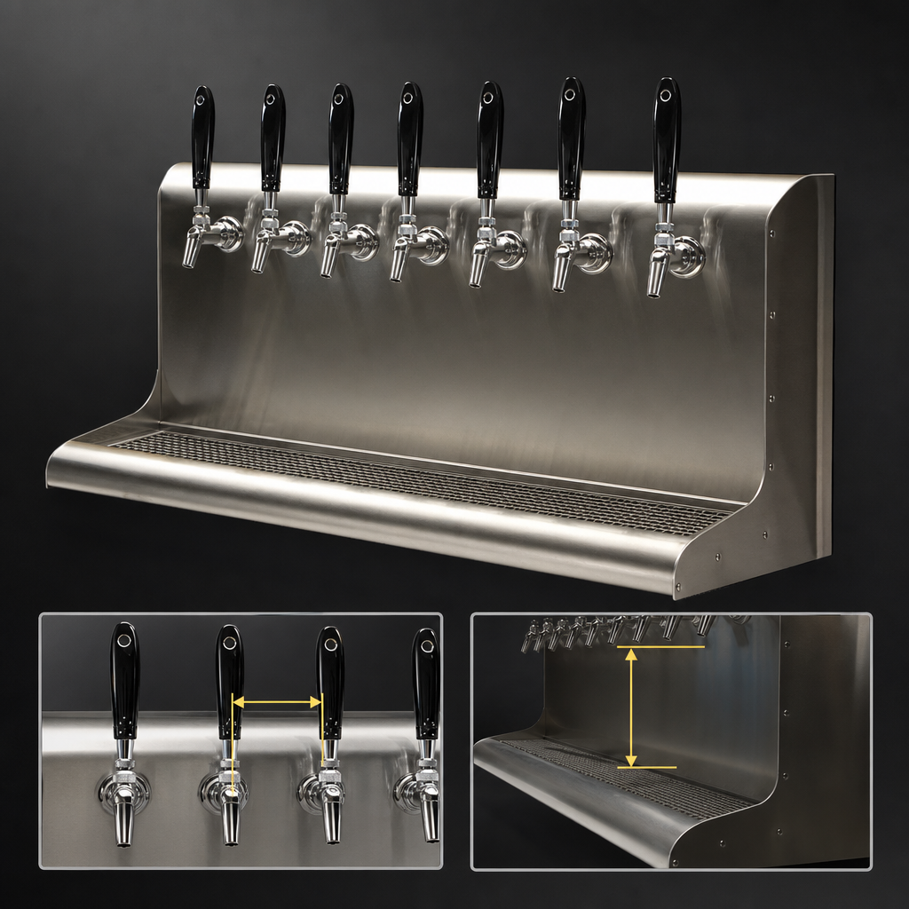 Seven-Faucet Layout