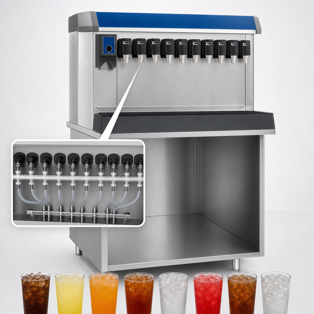 8-Valve Drink Rail