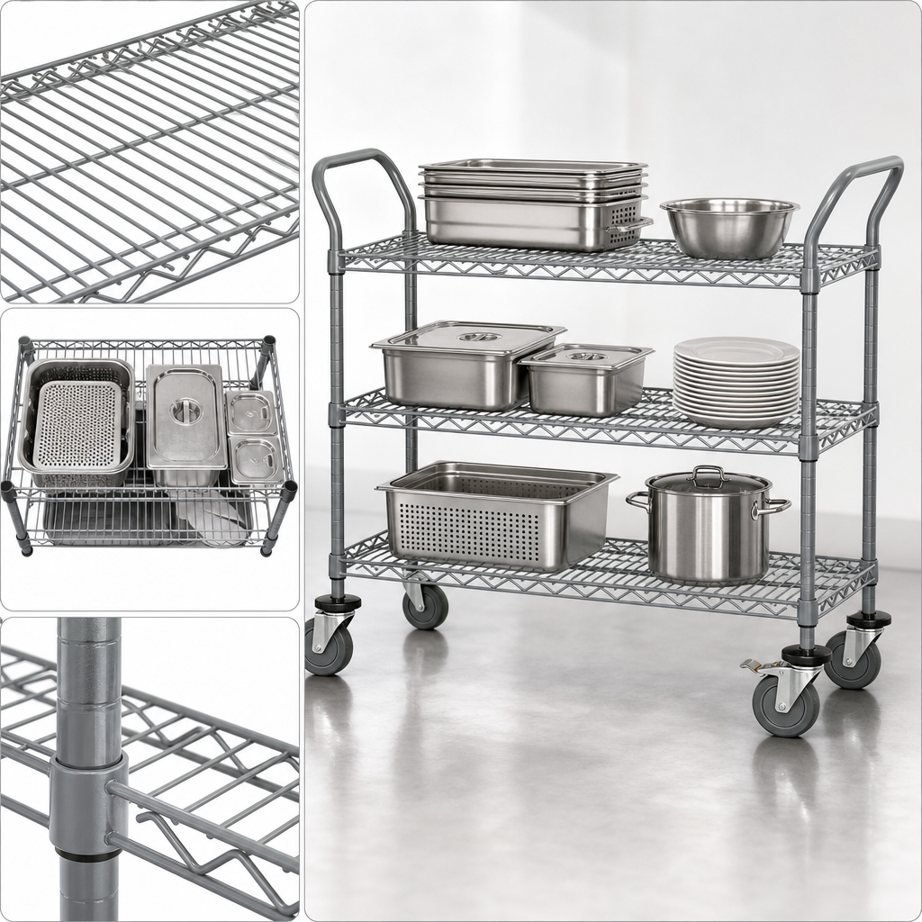 Three Wire Shelves