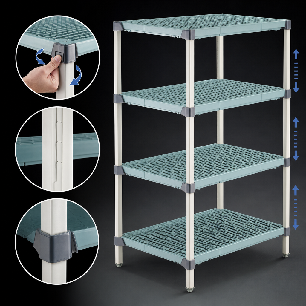 Quick-Adjust Shelf System