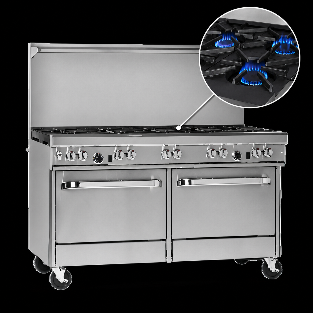Two Open Burners