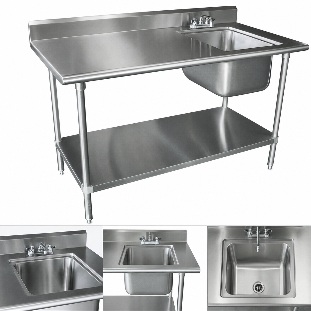 Right-Side Prep Sink