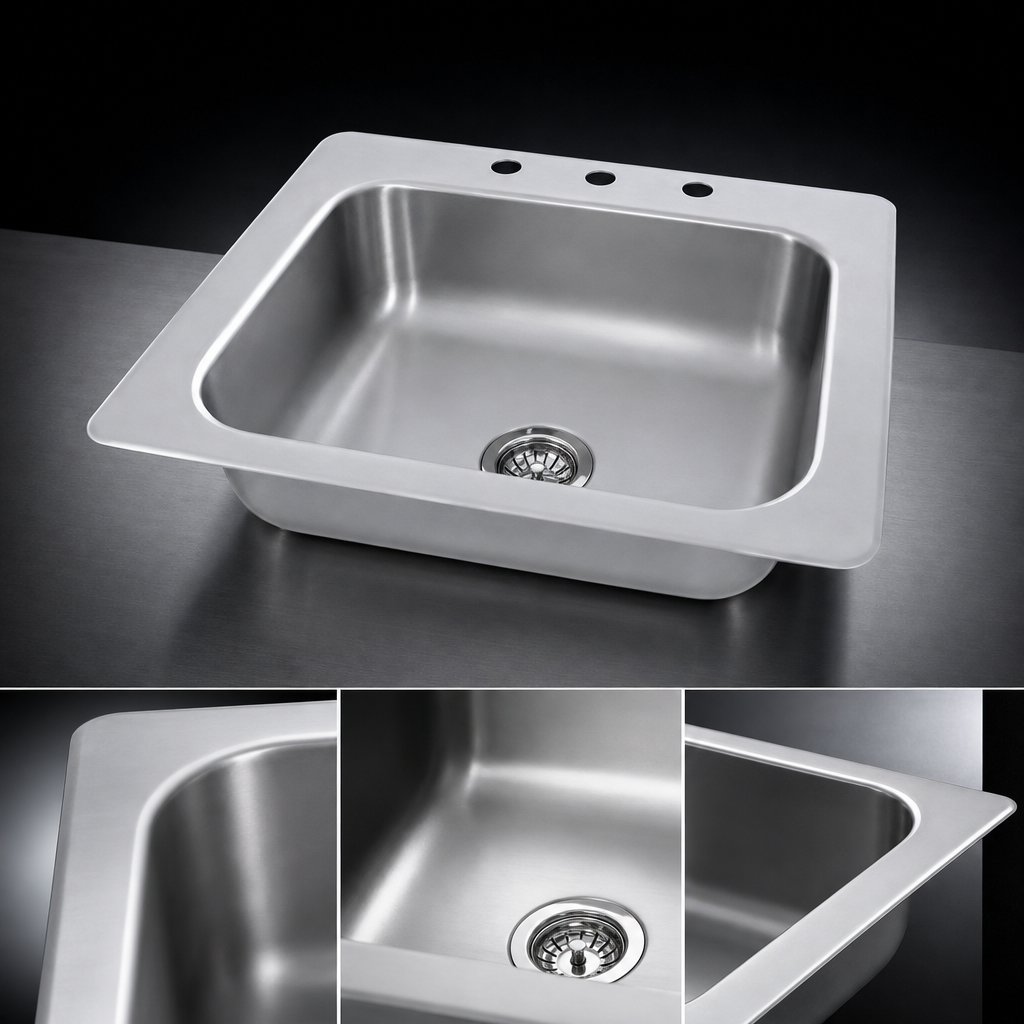 Deep-Drawn Seamless Bowl