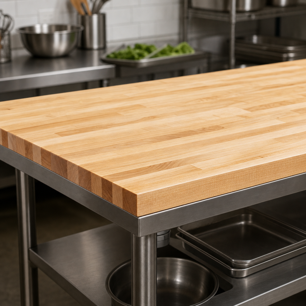 Edge Grain Flat Top