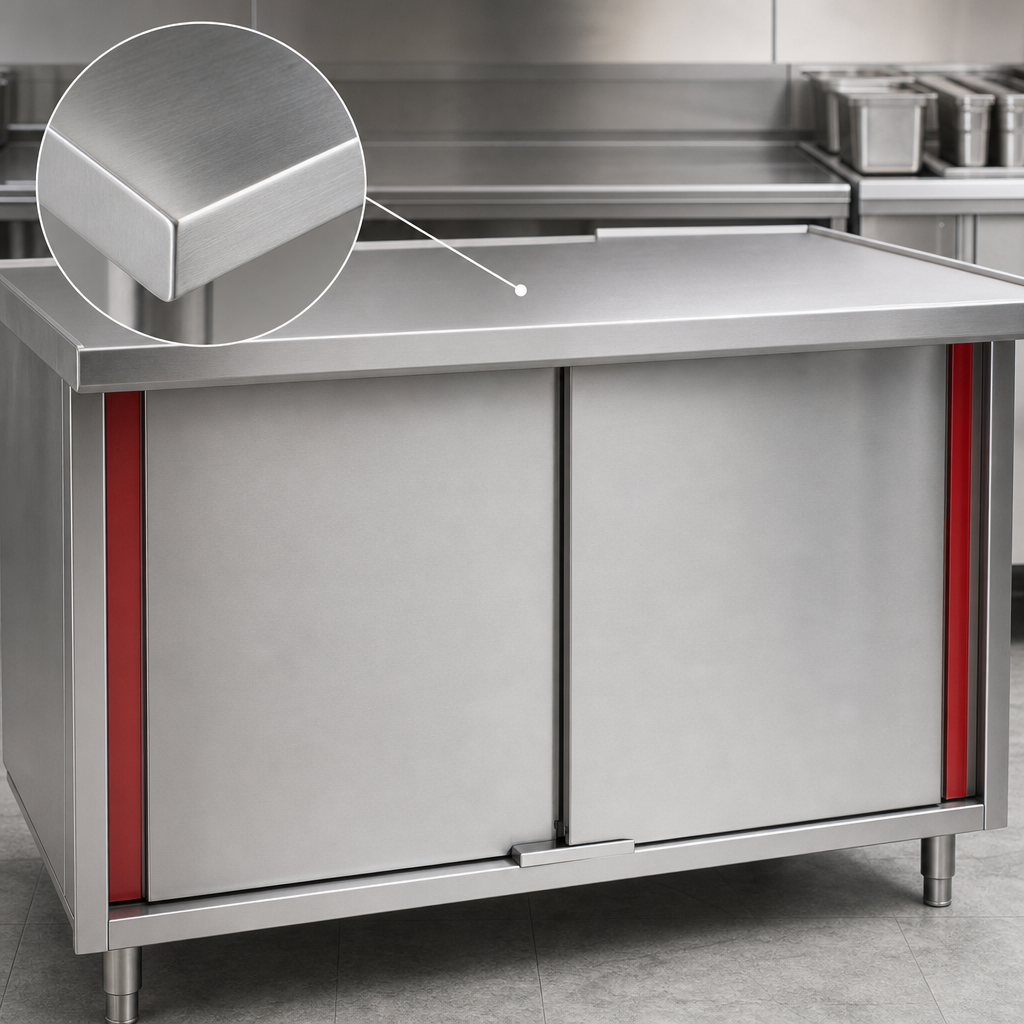 14-Gauge 304 Stainless Steel Top