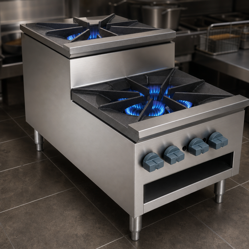 Four High-Output Burners