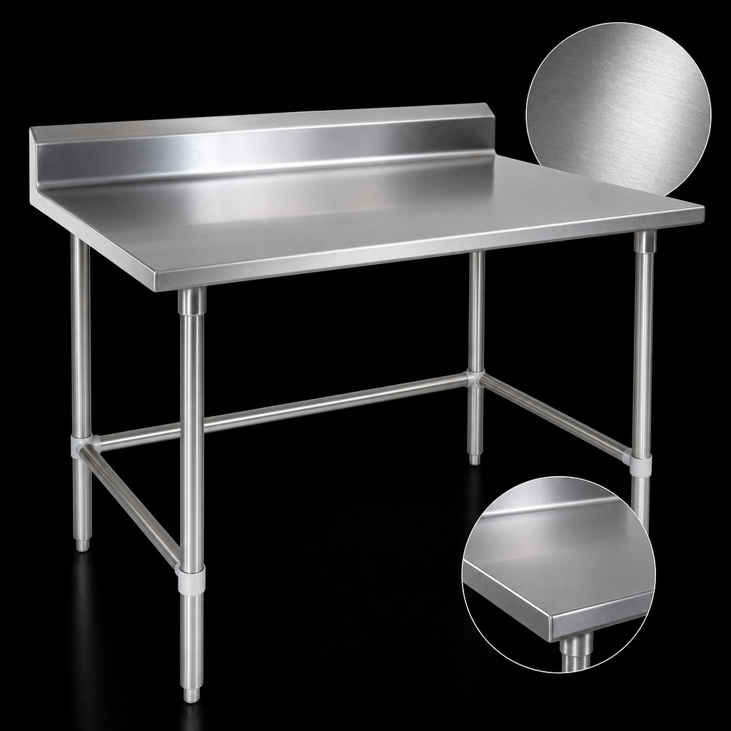 14-Gauge 300-Series Stainless Steel Top