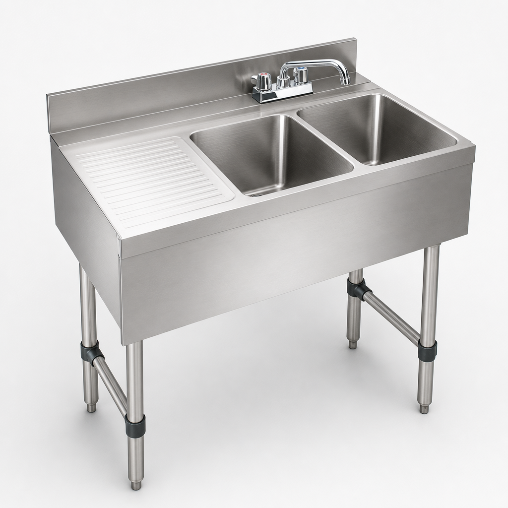Two Deep Sink Bowls