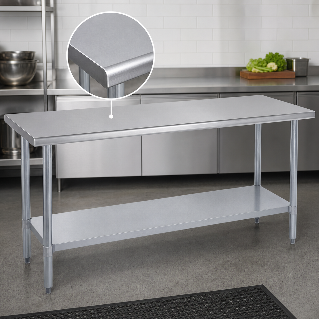 16-Gauge Stainless Steel Top
