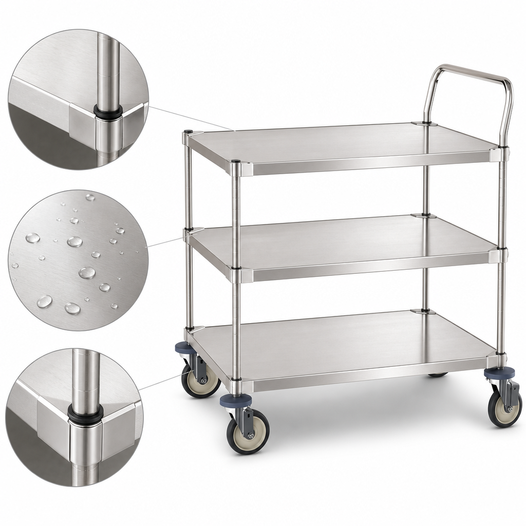 Type 316 Stainless Steel Shelves and Corners