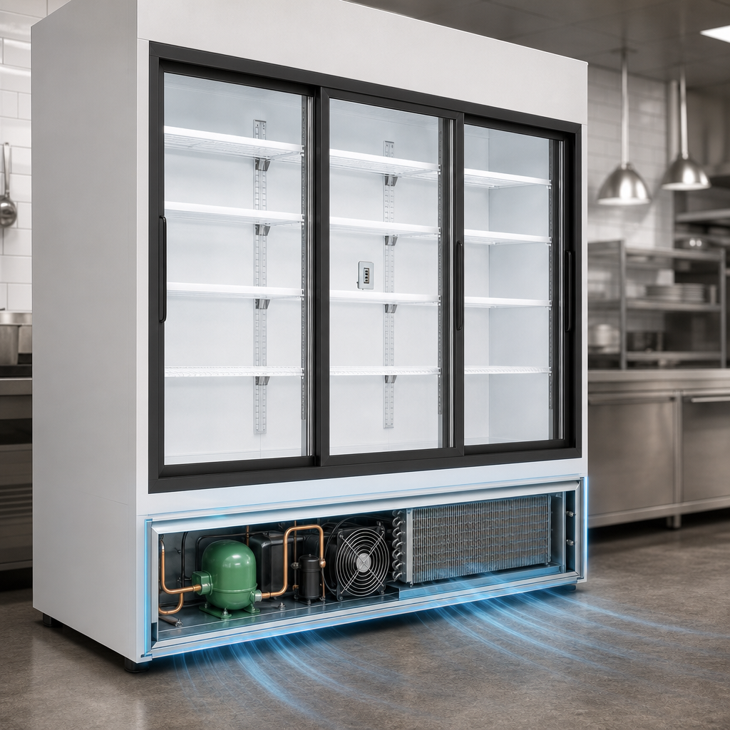 Bottom-Mounted Self-Contained Refrigeration