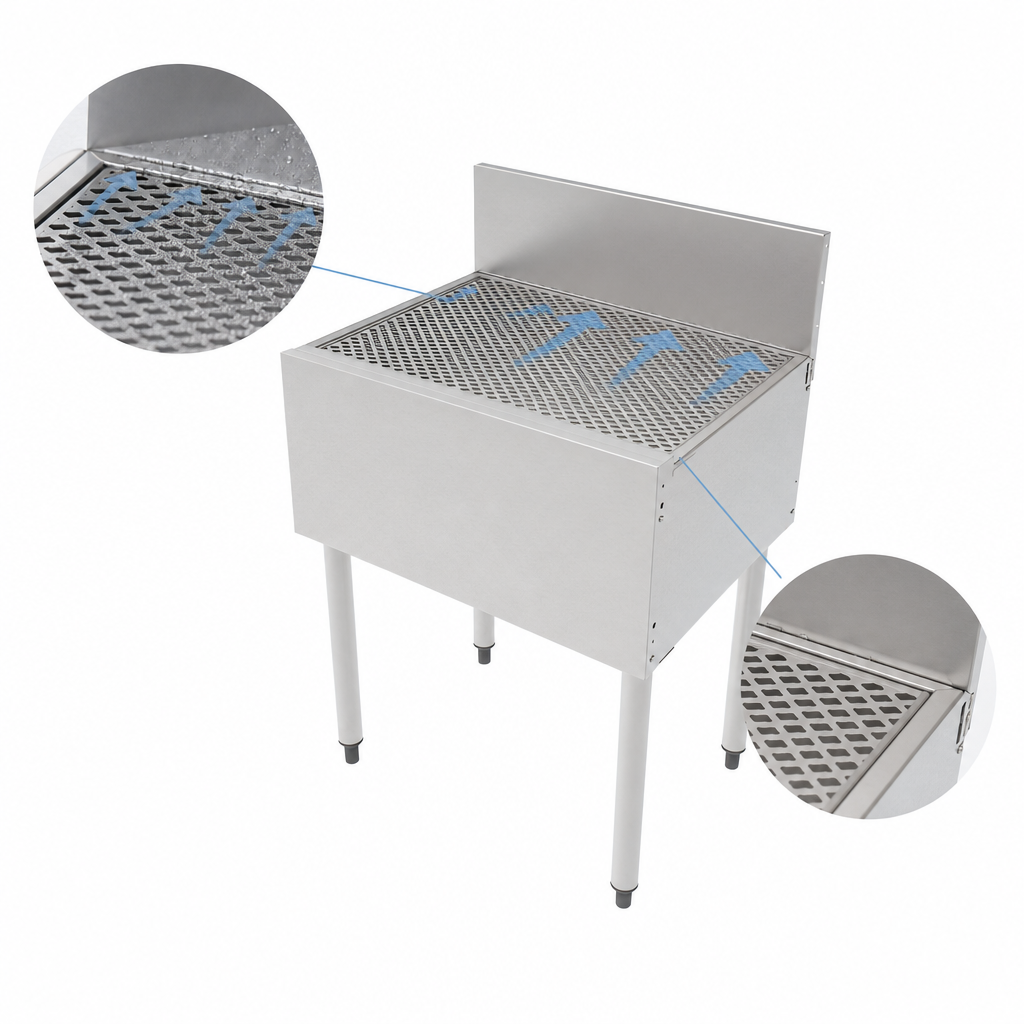 Pitched Drainboard Top