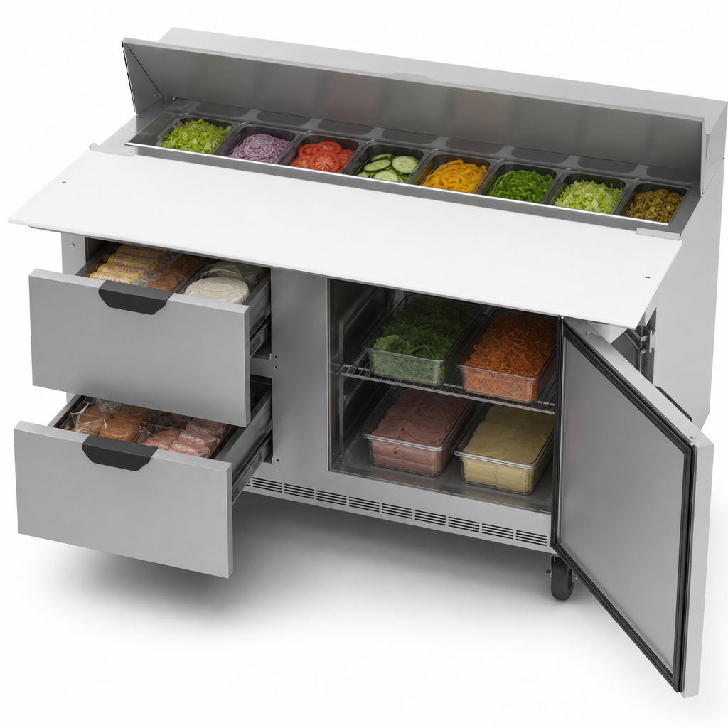 Two-Section Storage Layout