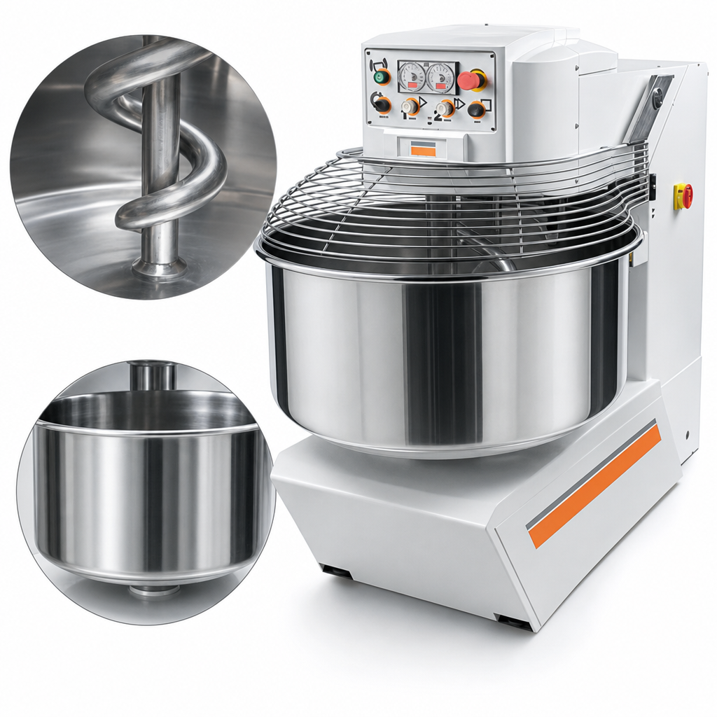 Stainless Steel Bowl and Spiral