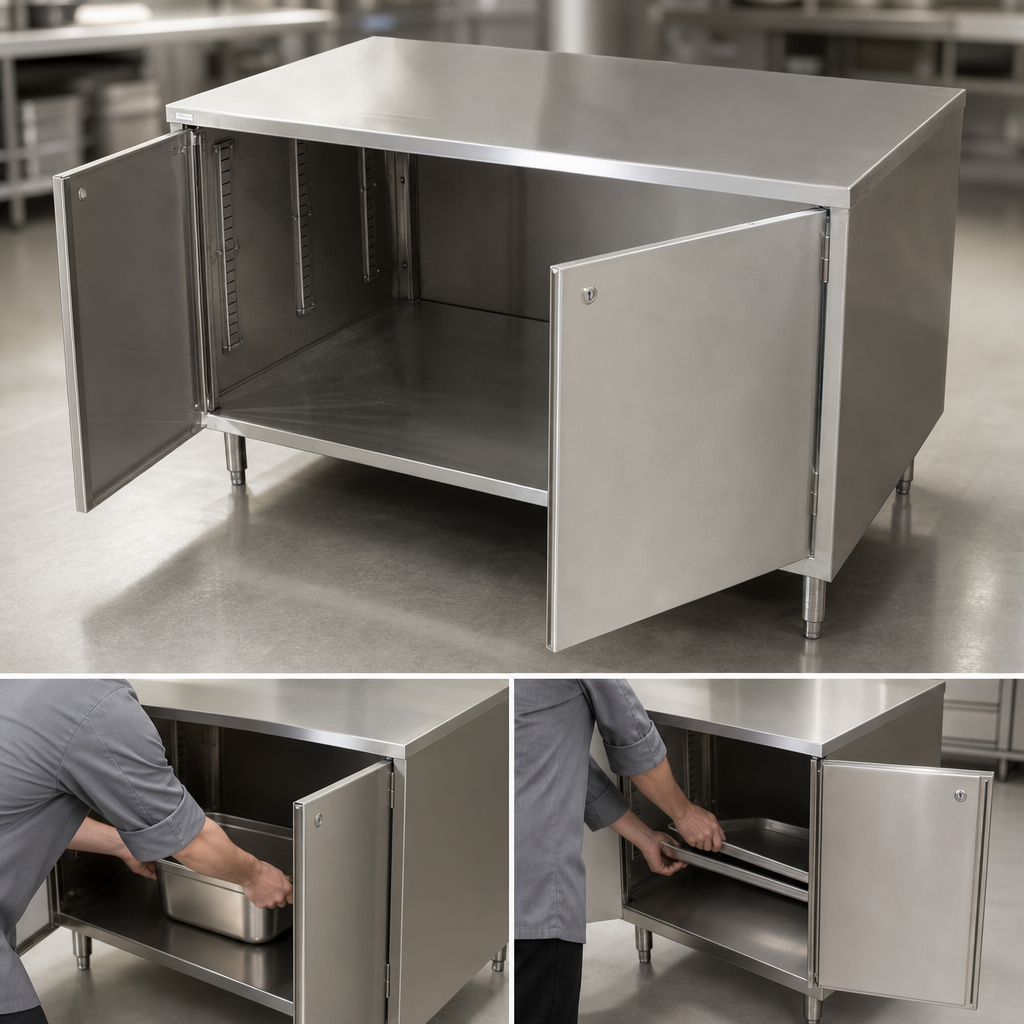 Dual-Access Cabinet Base
