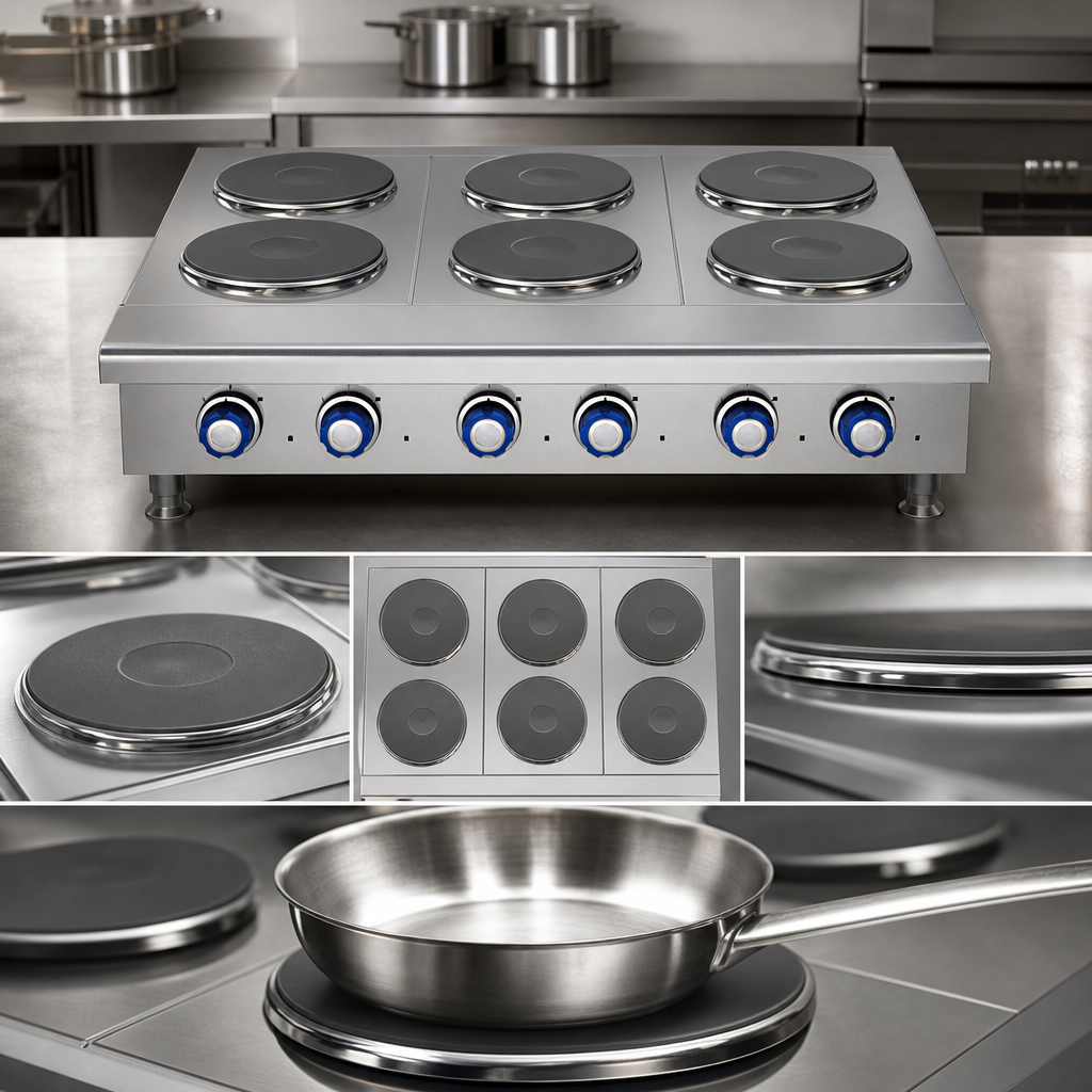 Six 9-Inch Round Plate Elements