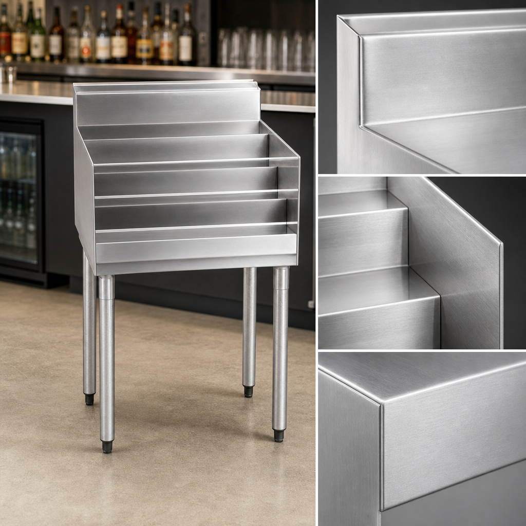 304 Stainless Steel Top, Front, and Backsplash
