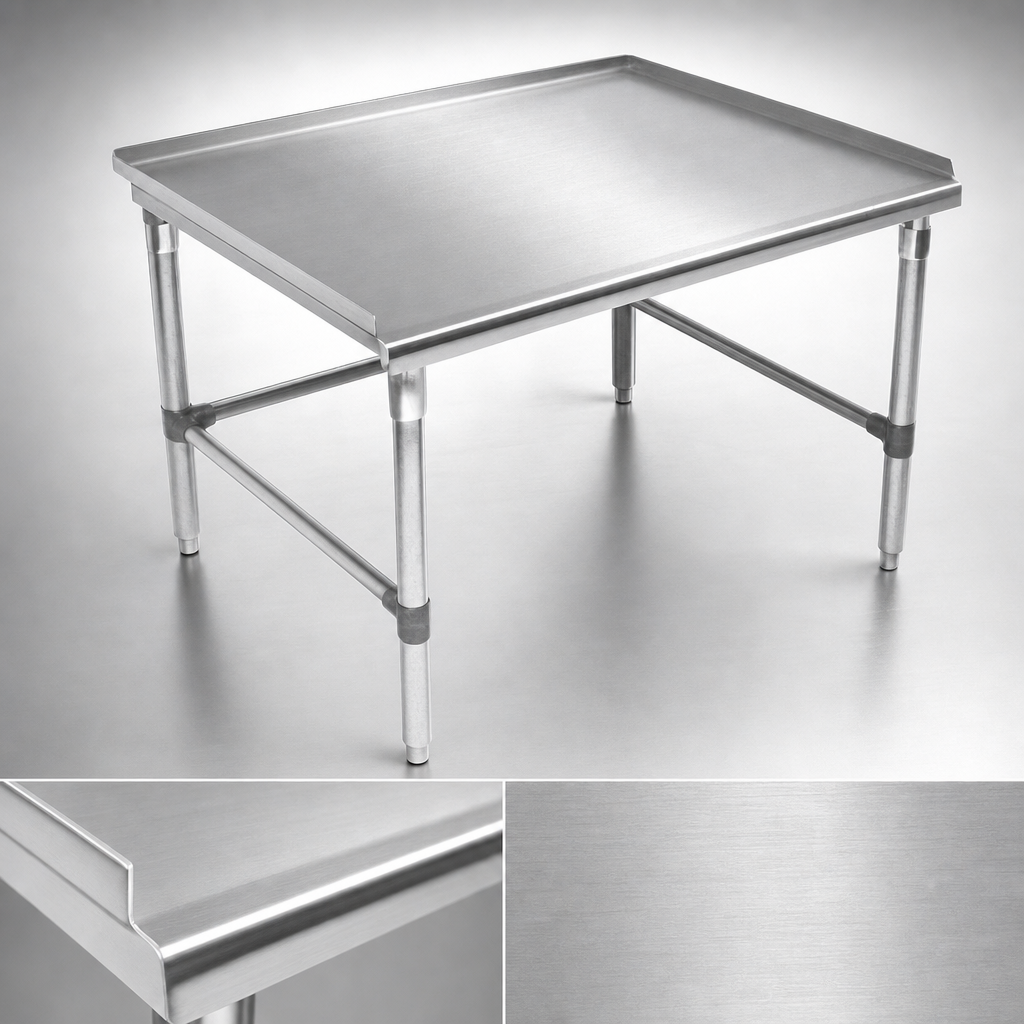 16-Gauge Stainless Steel Top