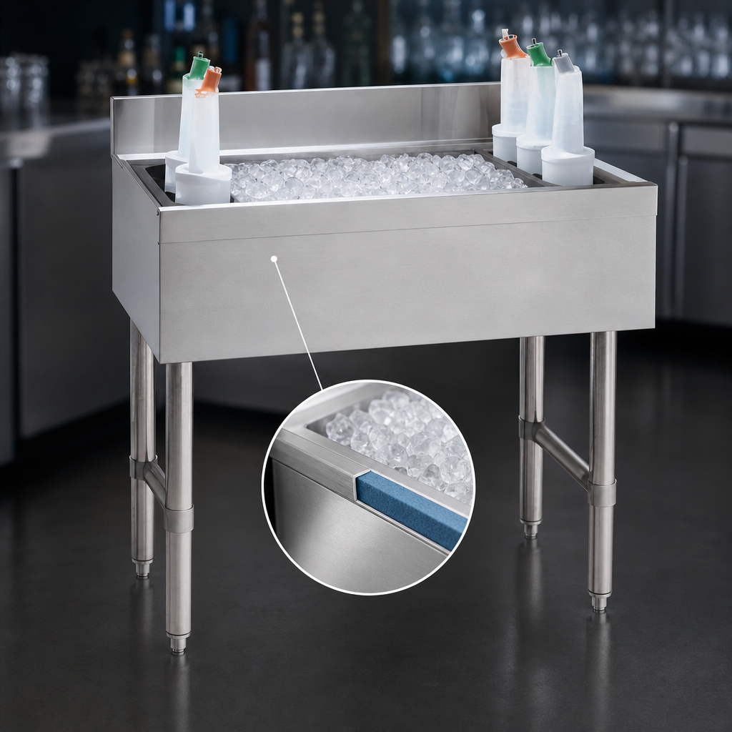 Insulated 12-Inch Deep Ice Bin