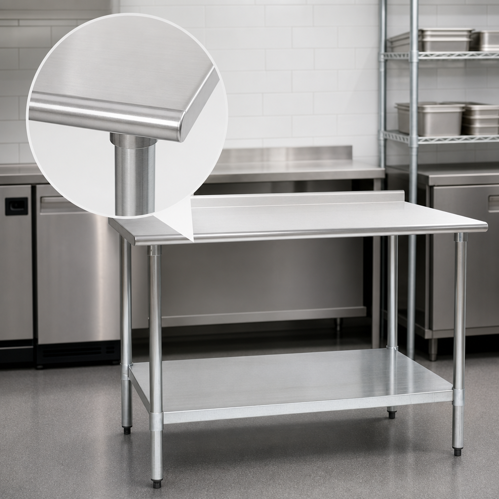 16-Gauge Stainless Steel Top