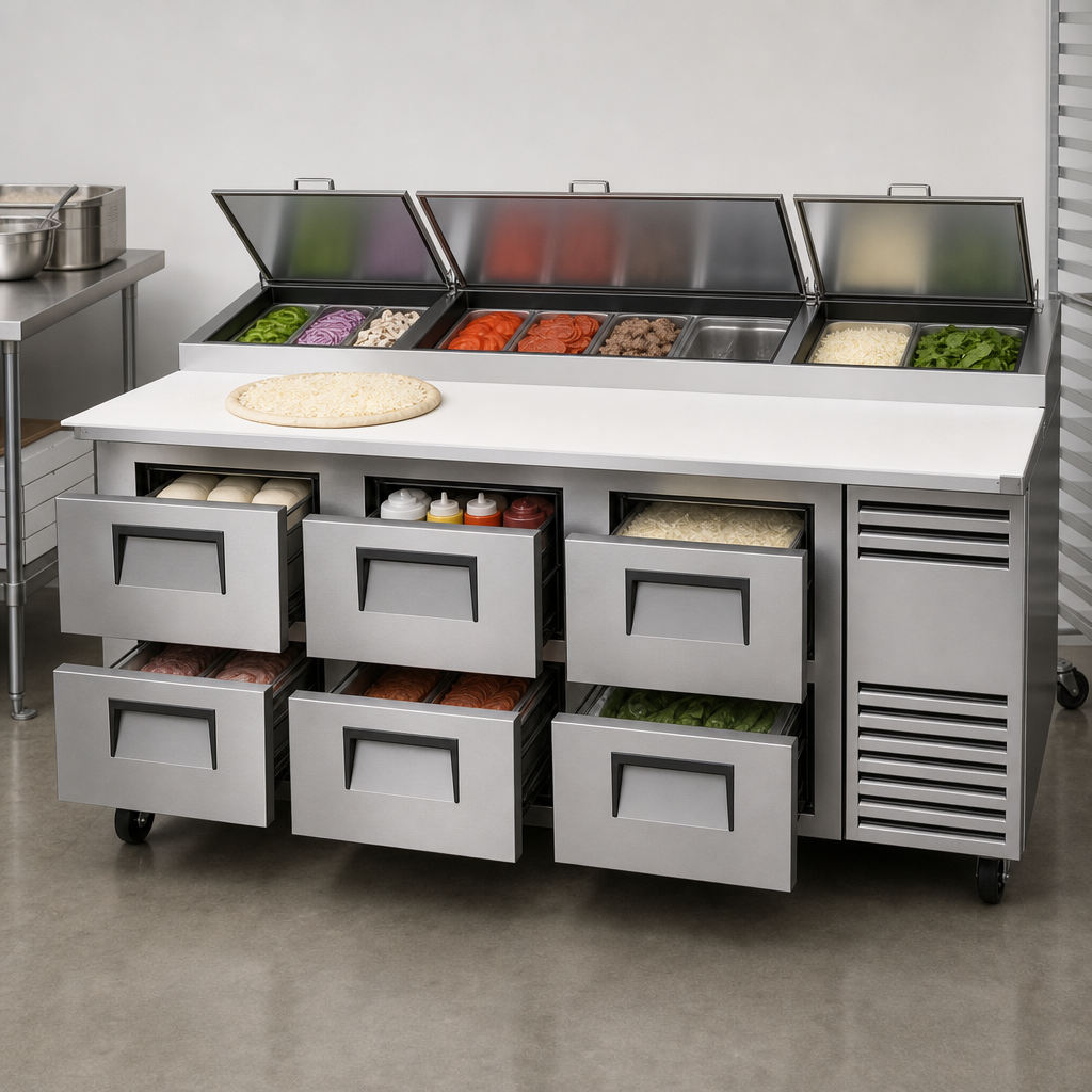 Six-Drawer Storage Base