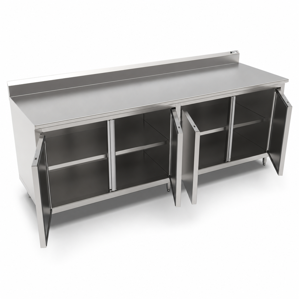 Enclosed Cabinet Base with Hinged Doors