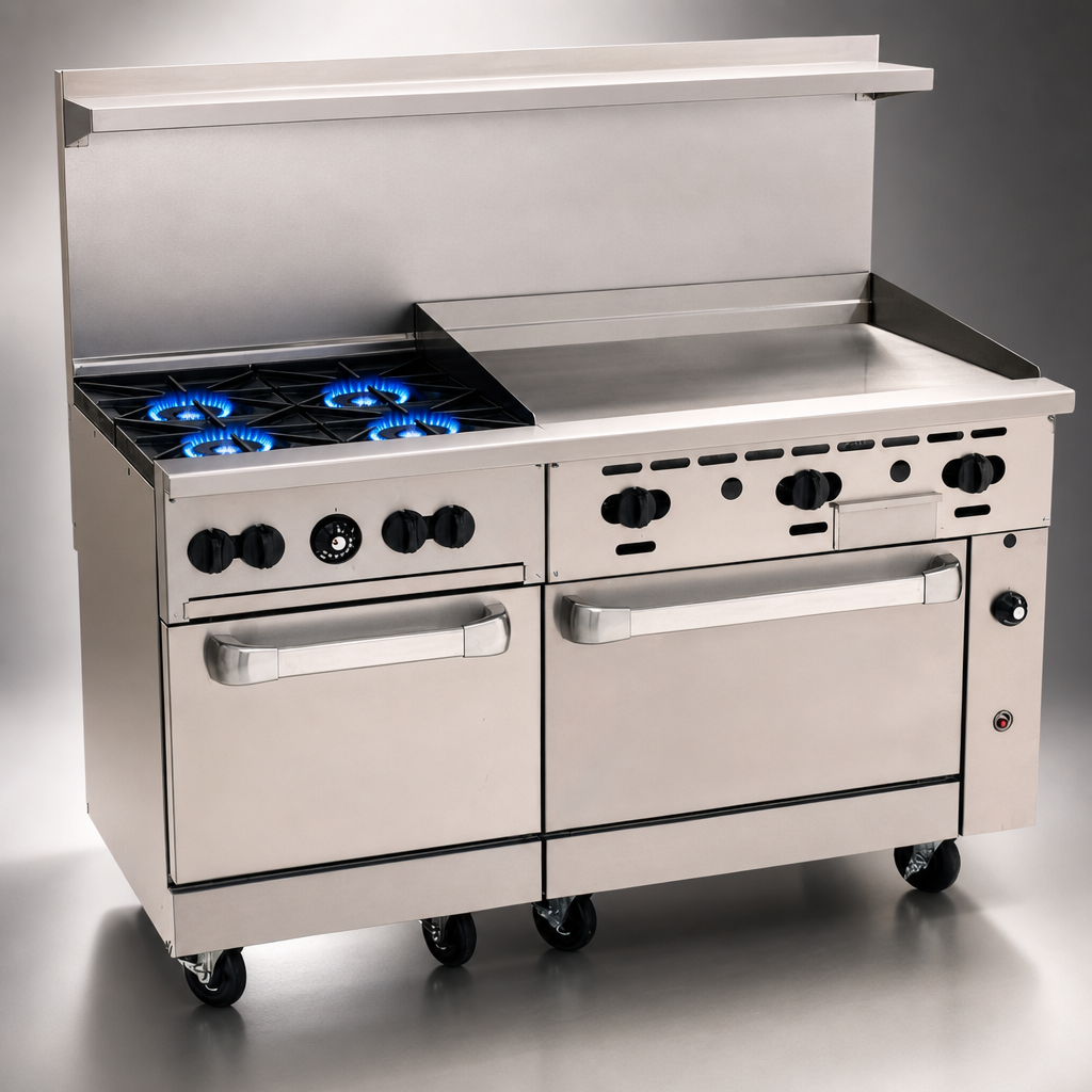 Four Open Burners