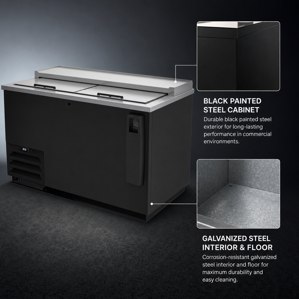 Black Painted Steel Cabinet