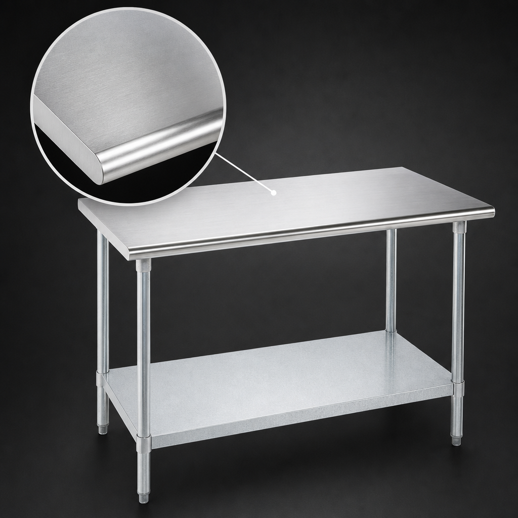 14 Gauge 304 Stainless Steel Top