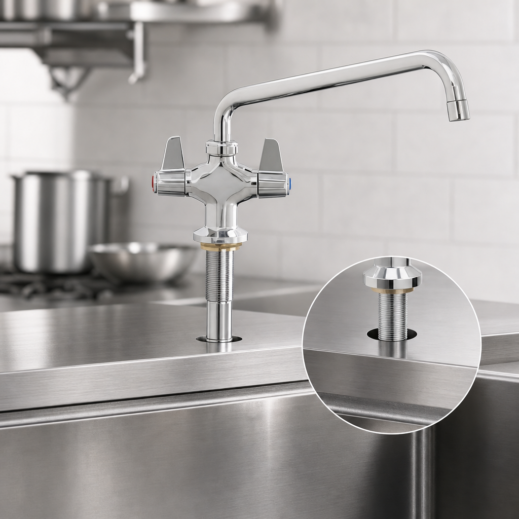 Deck-Mount, Single-Hole Design