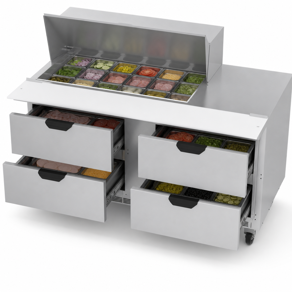 Four Drawer Storage
