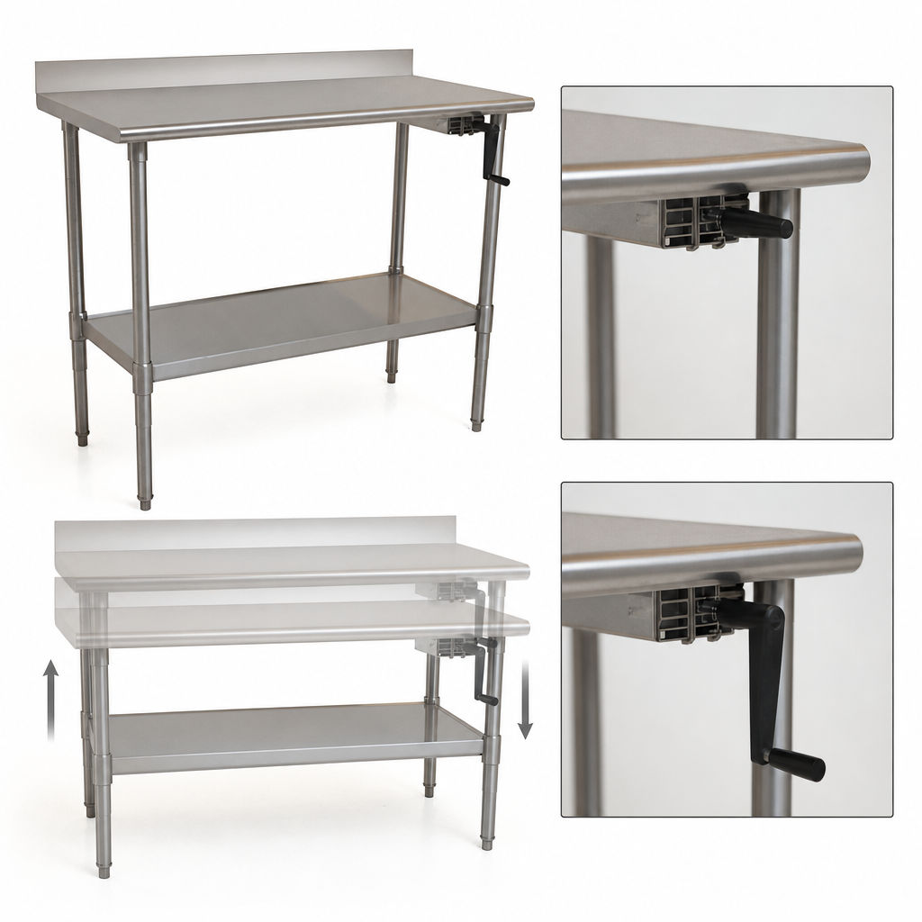 Height Adjustable Crank System