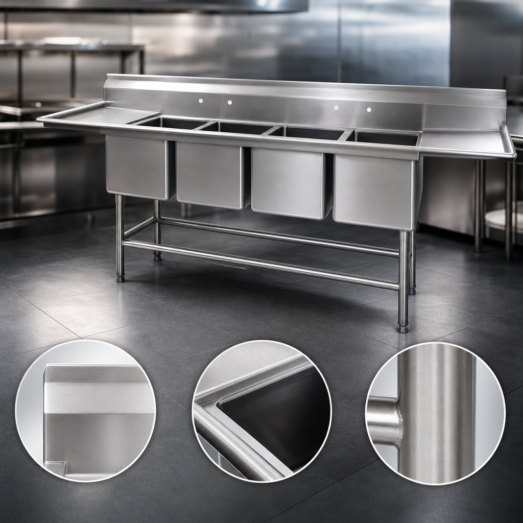 Heavy-Duty Stainless Steel Construction