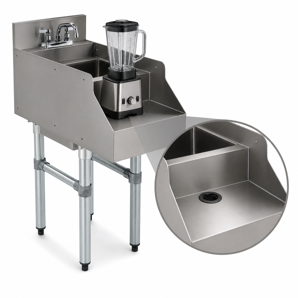 Recessed Blender Shelf