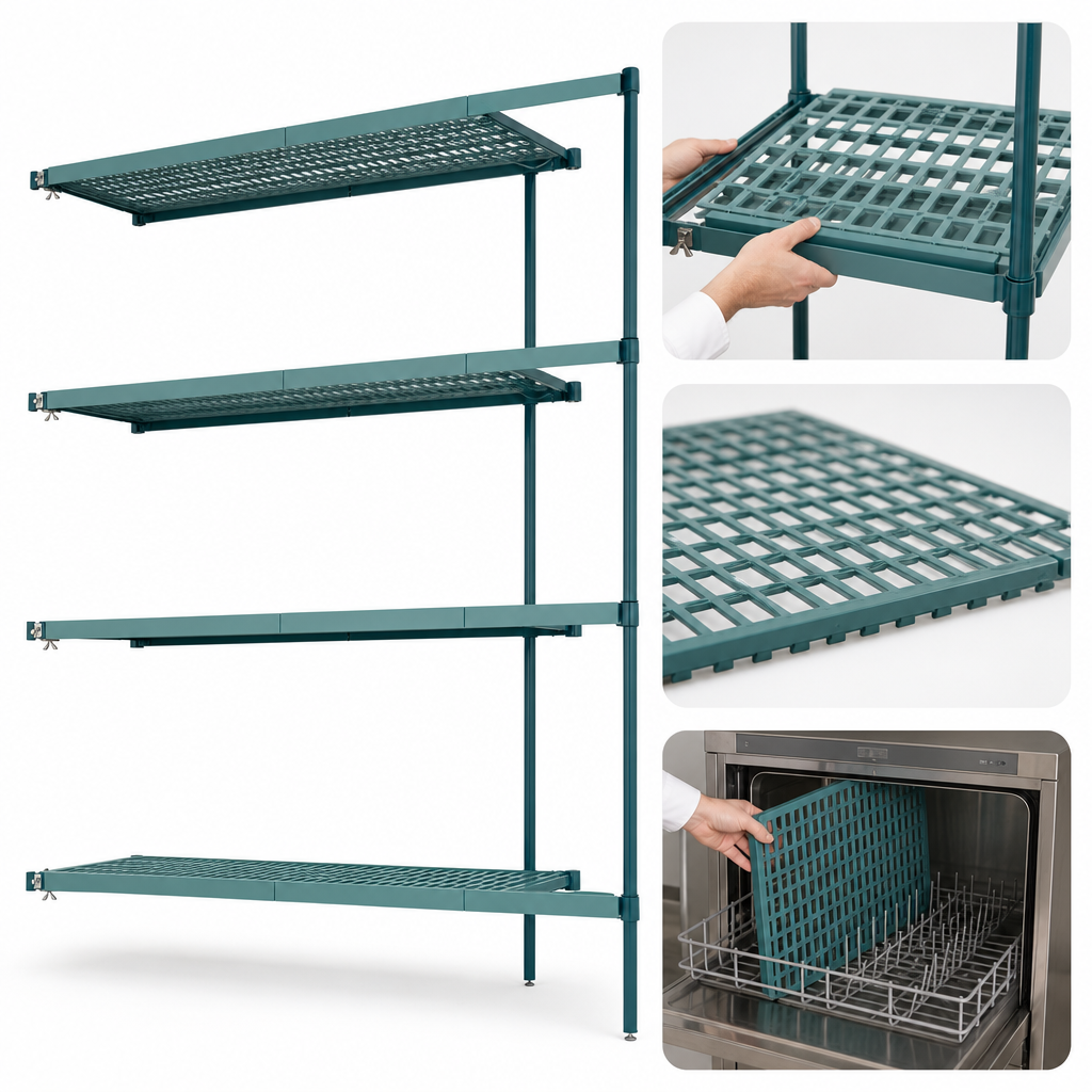 Removable Polymer Shelf Mats