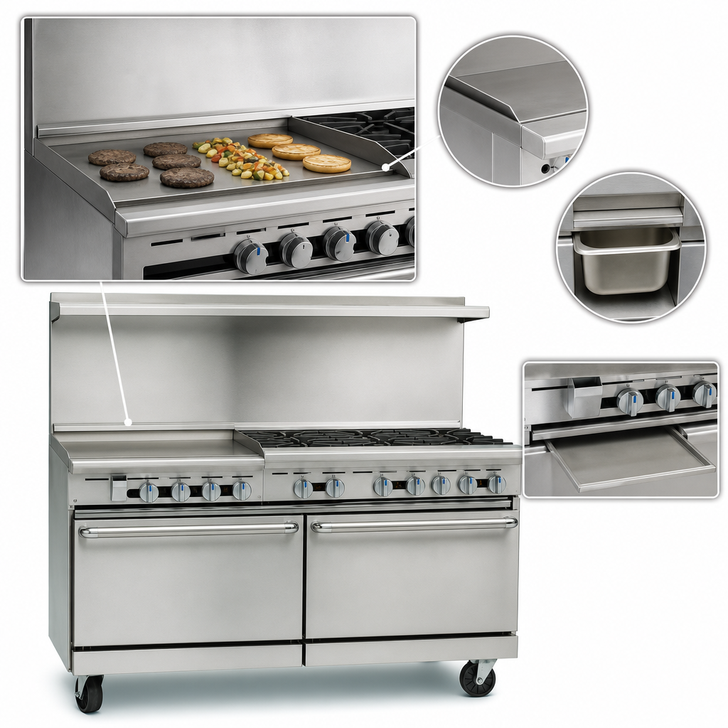 24-Inch Griddle with 3/4-Inch Plate