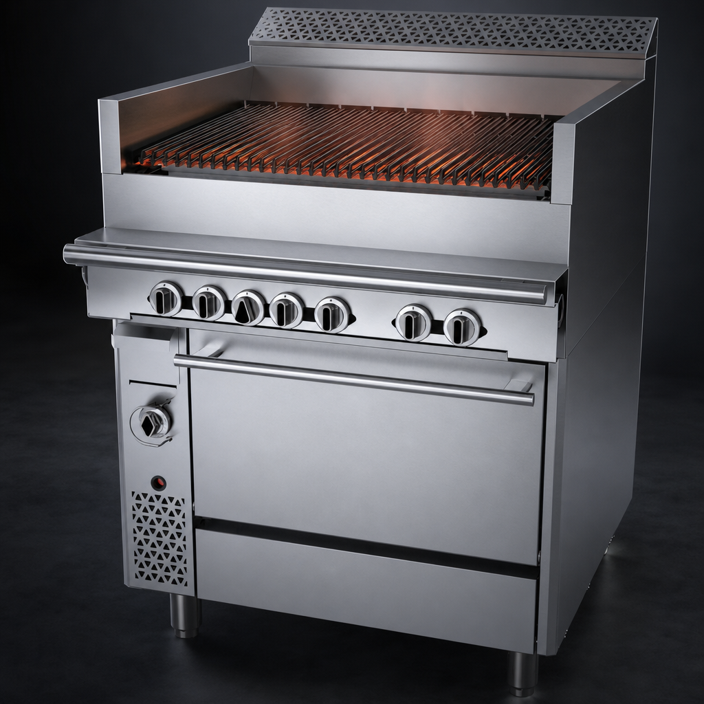 36-Inch Radiant Charbroiler Top