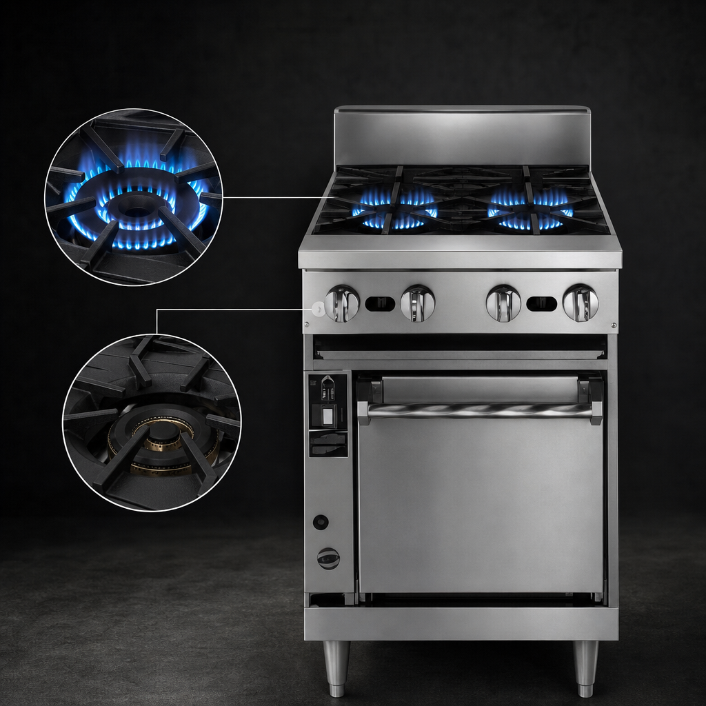 Dual Open Burners
