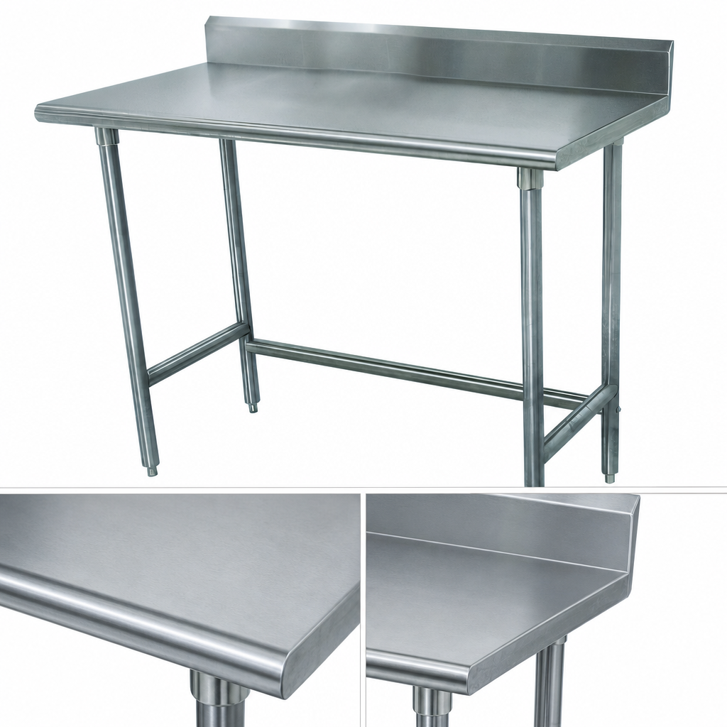 16-Gauge 430-Series Stainless Steel Top