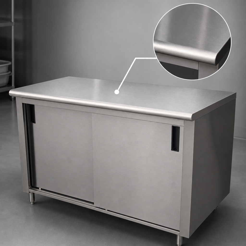 14-Gauge 304 Stainless Steel Top