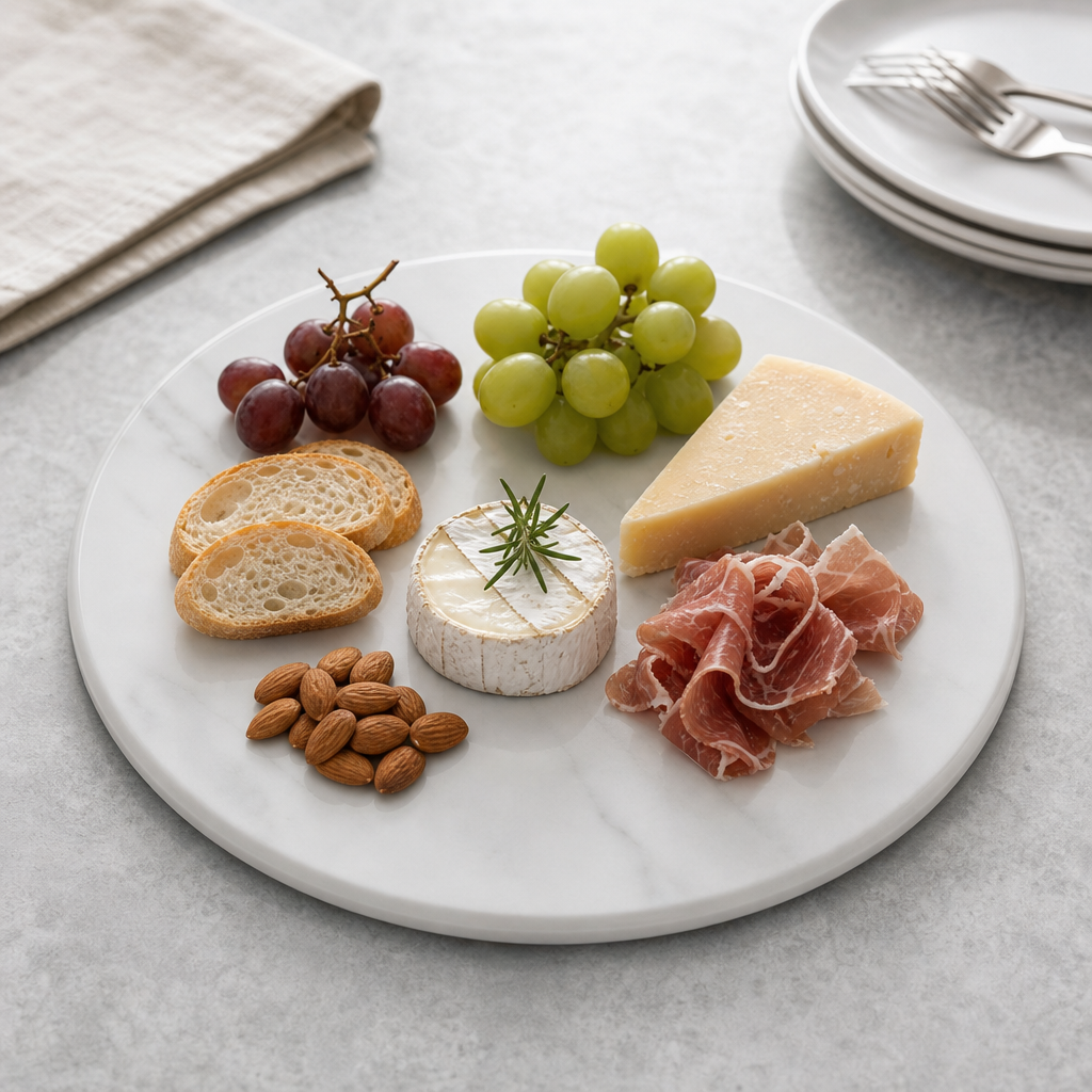 Round Serving Board