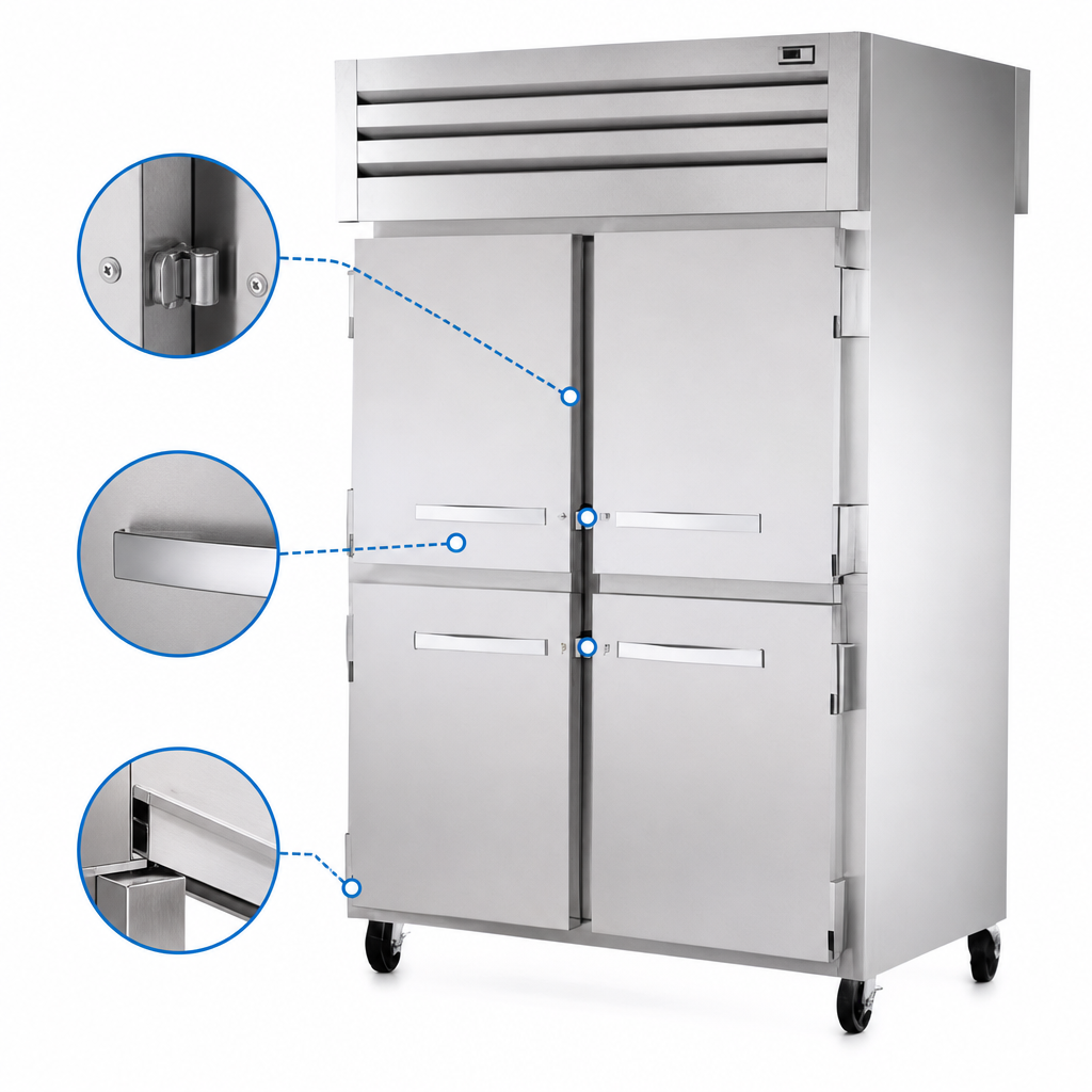 Locking Half Swing Doors