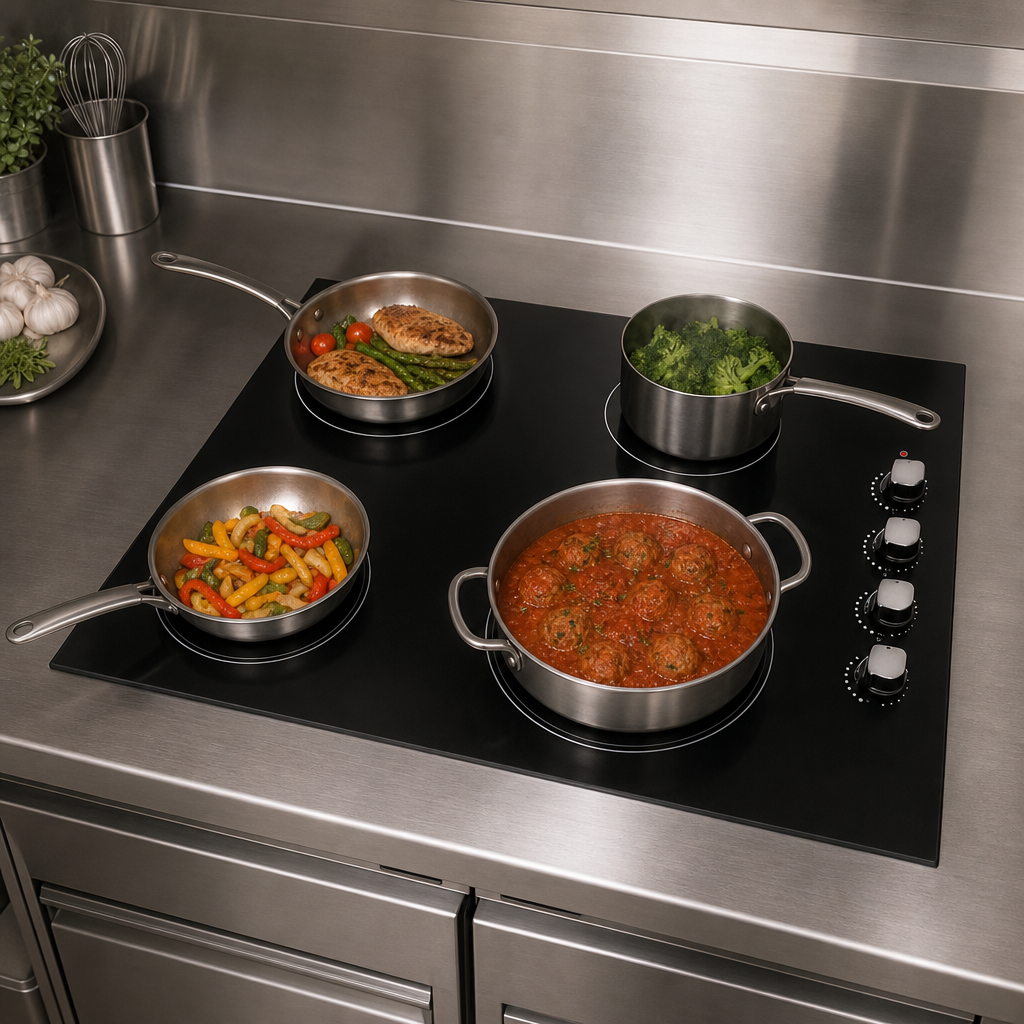 Four-Burner Cooking Surface