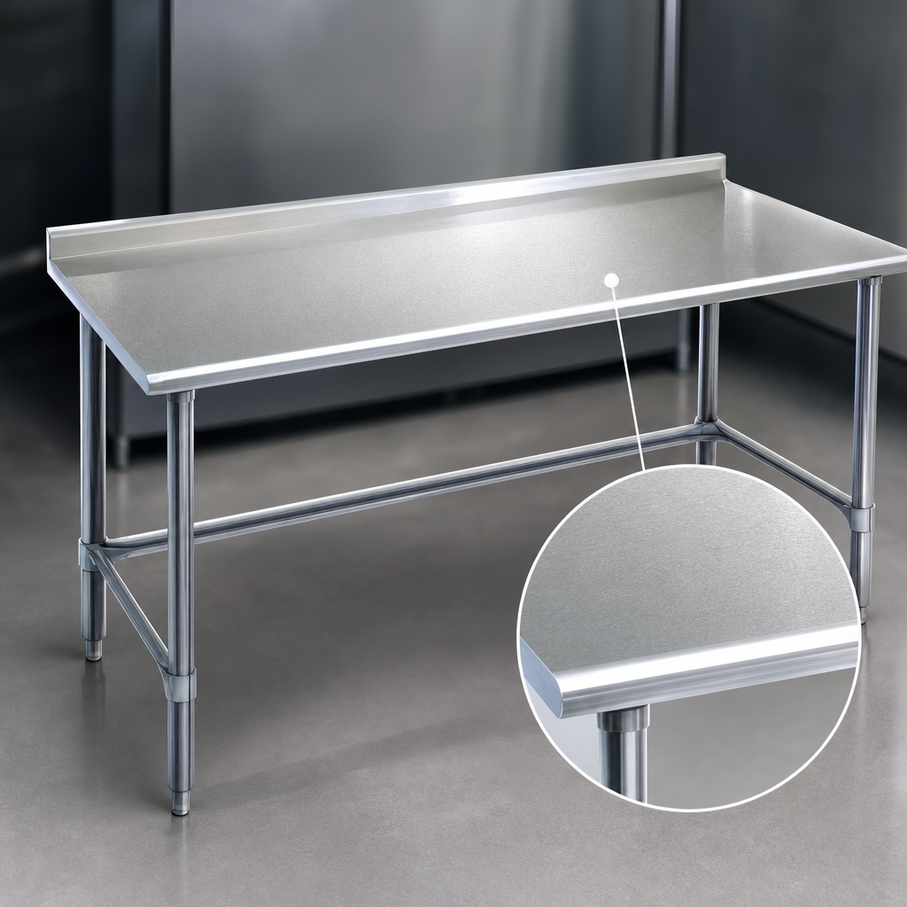14-Gauge Stainless Steel Top