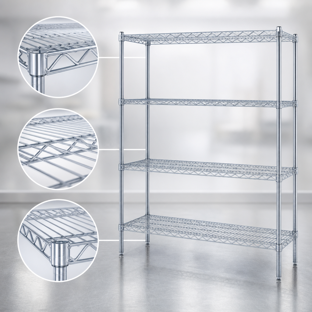 Patented QuadTruss® Shelf Design
