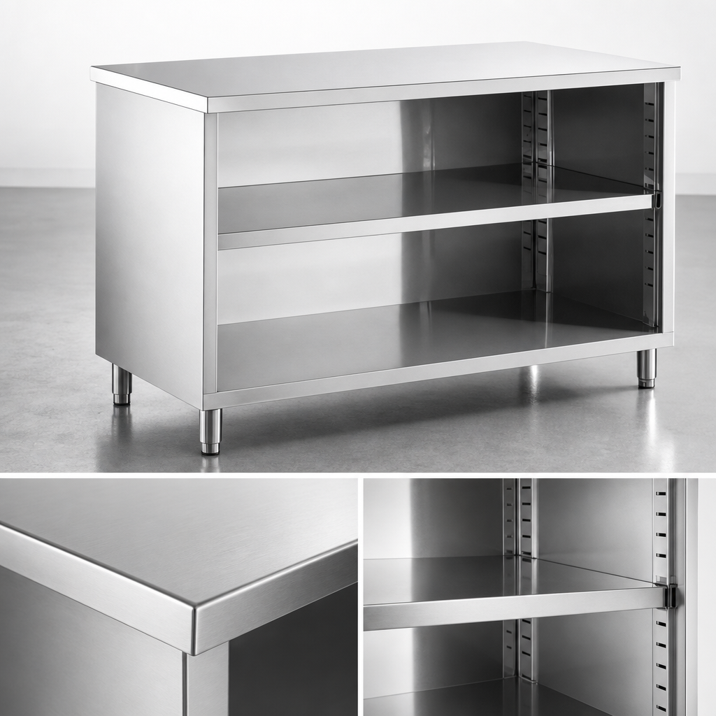 18-Gauge 304 Stainless Steel Construction