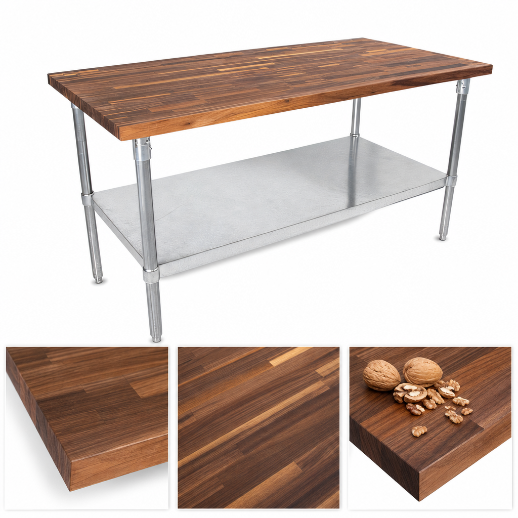 Edge Grain Hardwood Top