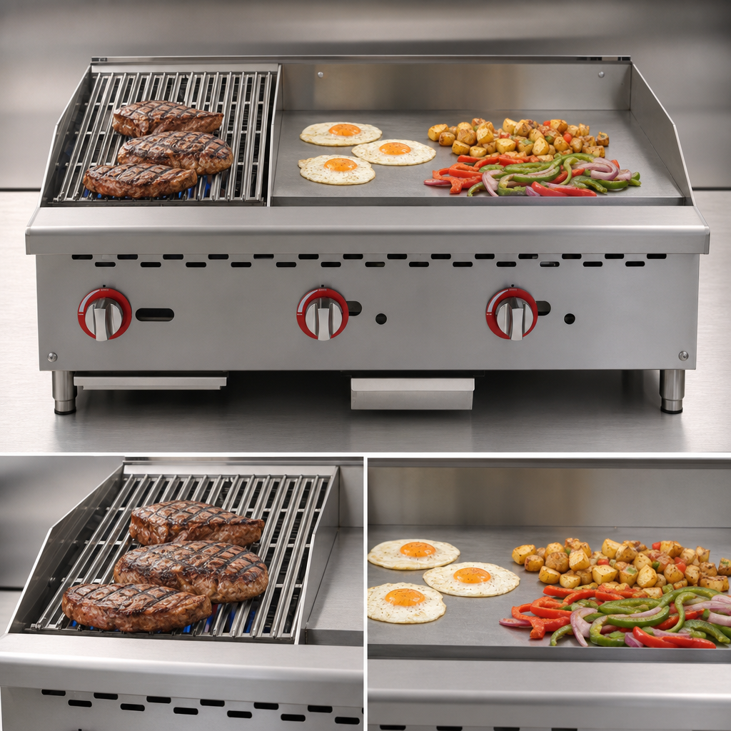 Dual Cooking Surfaces